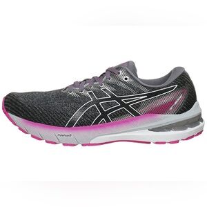 Asics Womens GT 2000 10 Running Shoes Sneakers Size 9.5 Grey Pink White 1012B045